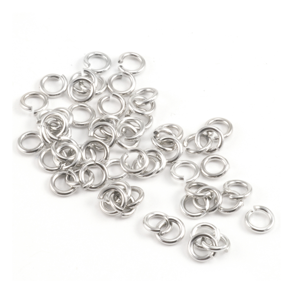 Jump Rings Sterling Silver 3.5mm I.D. 20 Gauge Jump Rings, Pack of 50